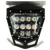 LED lamp Headlight Dual.10 KTM 690 2012-16 only fuel injection. Extra Terrestrial 11000 lumens. BLACK